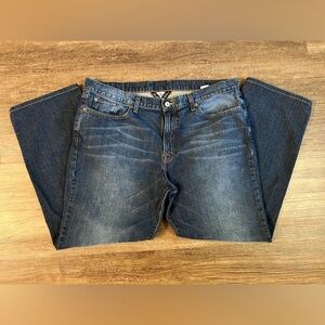 Lucky Brand Jeans Mens Size 38x29 361 VTG Straight Dark Wash Blue Jean Denim D34